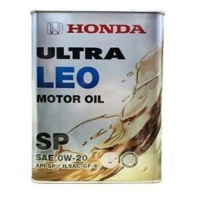 Масло моторное HONDA Ultra LEO-SP 0W-20 4л (0821799974) 0822799974