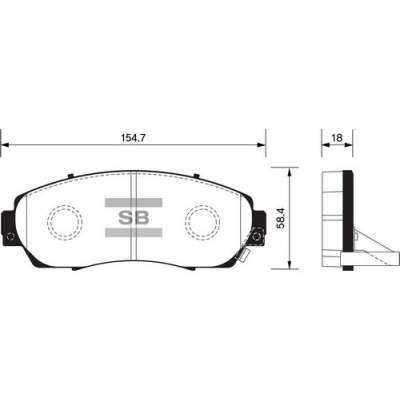 Колодки тормозные HONDA CR-V 2.0-2.2 07- передние