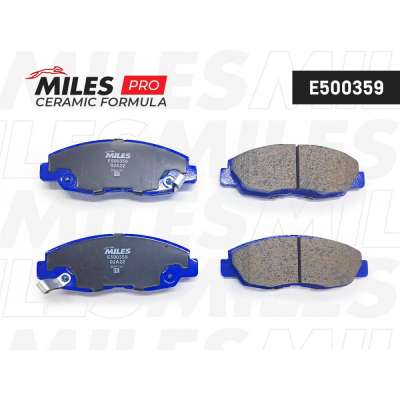 Колодки тормозные HONDA ACCORD 2.0-2.2 90-93 передние Ceramic Miles. Артикул - E500359