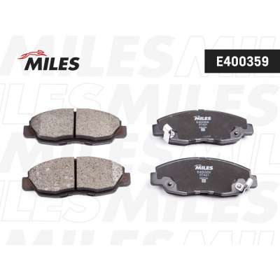 Колодки тормозные HONDA ACCORD 2.0-2.2 90-93 передние LowMetallic Miles. Артикул - E400359