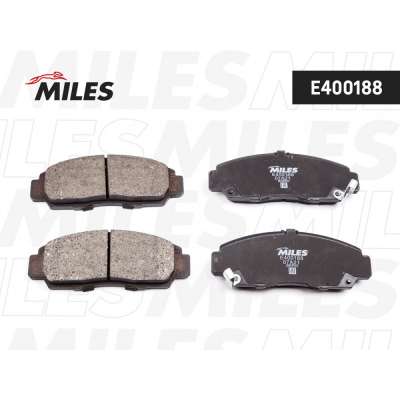 Колодки тормозные HONDA CIVIC 01-05/FR-V 05-/STREAM 01- передние LowMetallic Miles. Артикул - E400188