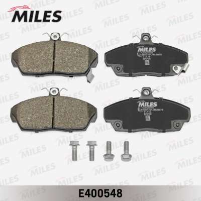 Колодки тормозные HONDA CIVIC 1.4-1.8 94-05 передние LowMetallic Miles. Артикул - E400548