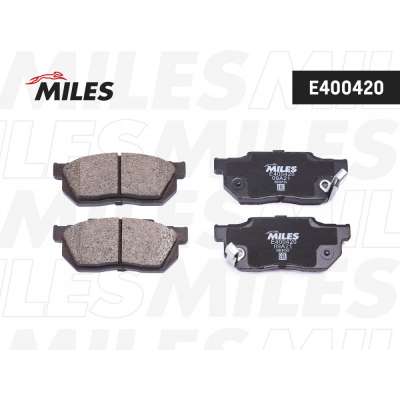 Колодки тормозные HONDA CIVIC/CRX/PRELUDE 83-95 передние LowMetallic Miles. Артикул - E400420