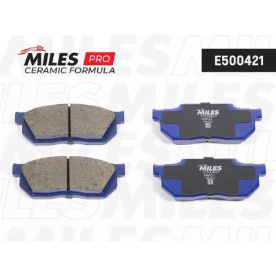 Колодки тормозные HONDA CIVIC/CRX/PRELUDE 83-95 передние б/датчика Ceramic Miles. Артикул - E500421