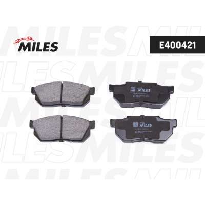 Колодки тормозные HONDA CIVIC/CRX/PRELUDE 83-95 передние б/датчика LowMetallic Miles. Артикул - E400421