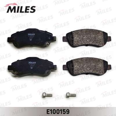 Колодки тормозные HONDA CR-V III 07- передние SemiMetallic Miles. Артикул - E100159